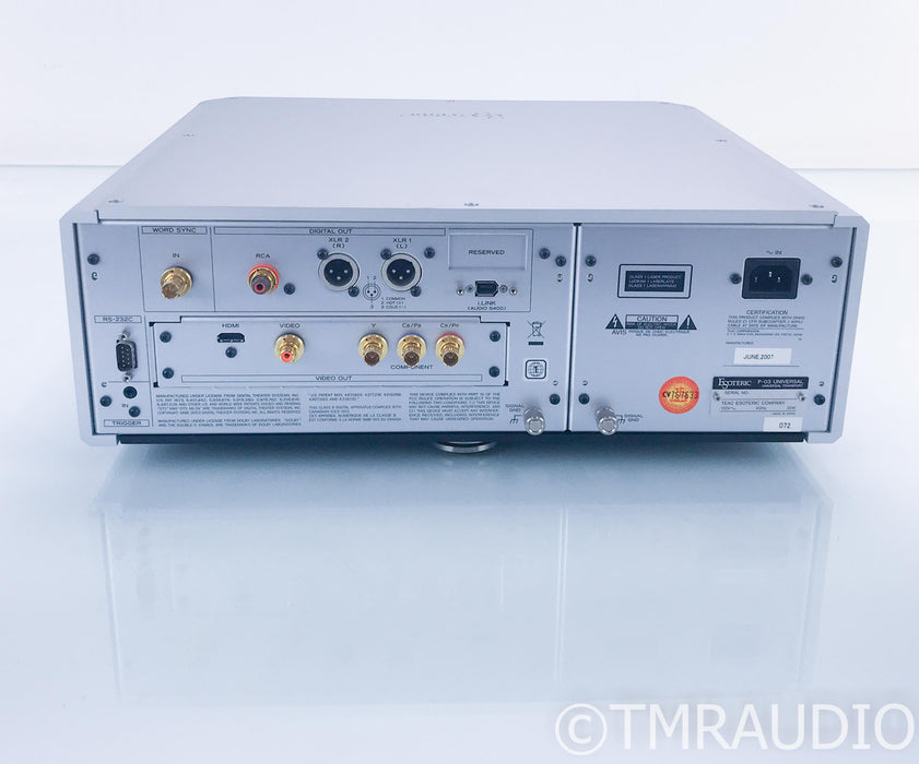 Esoteric P-03 Universal DVD / SACD Transport; P03; Remote