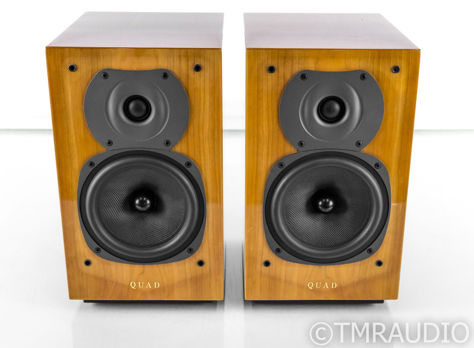 Quad 12L2 Bookshelf Speakers; Cherry Pair