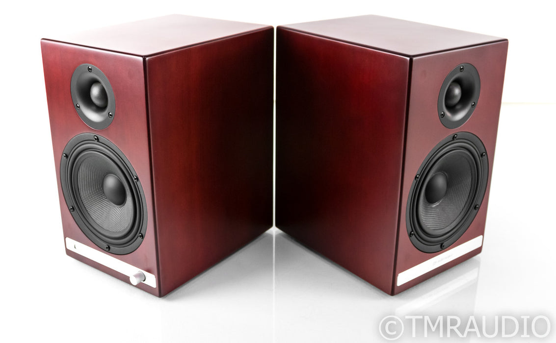 Audioengine HD6 Powered Bookshelf Speakers; Cherry Pair; Bluetooth; Remote