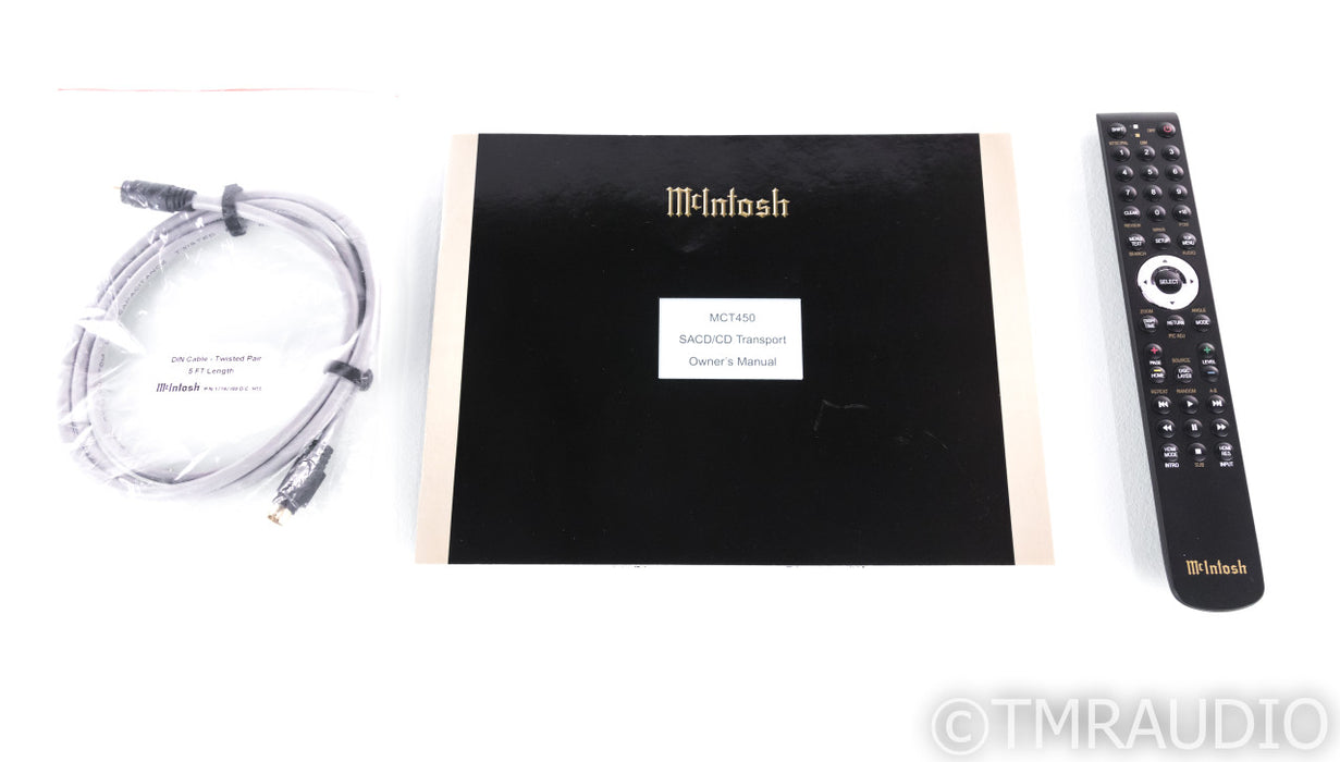McIntosh MCT450 CD / SACD Transport; MCT-450; Remote