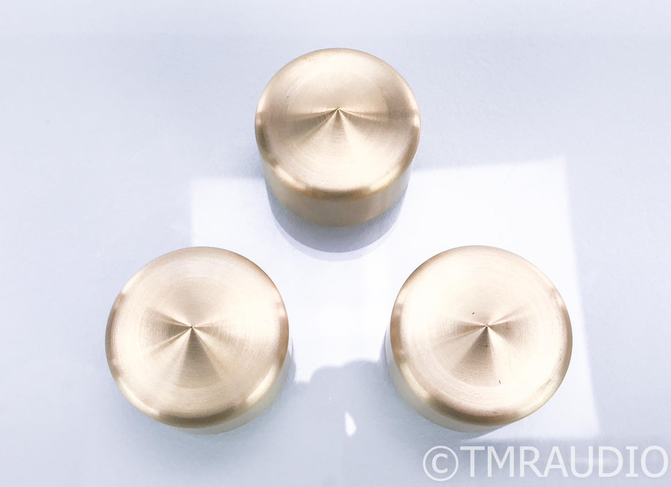 Mapleshade Micropoint Surefeet Brass Isolation Feet; Set of 3