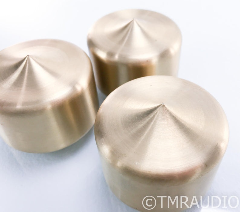 Mapleshade Micropoint Surefeet Brass Isolation Feet; Set of 3