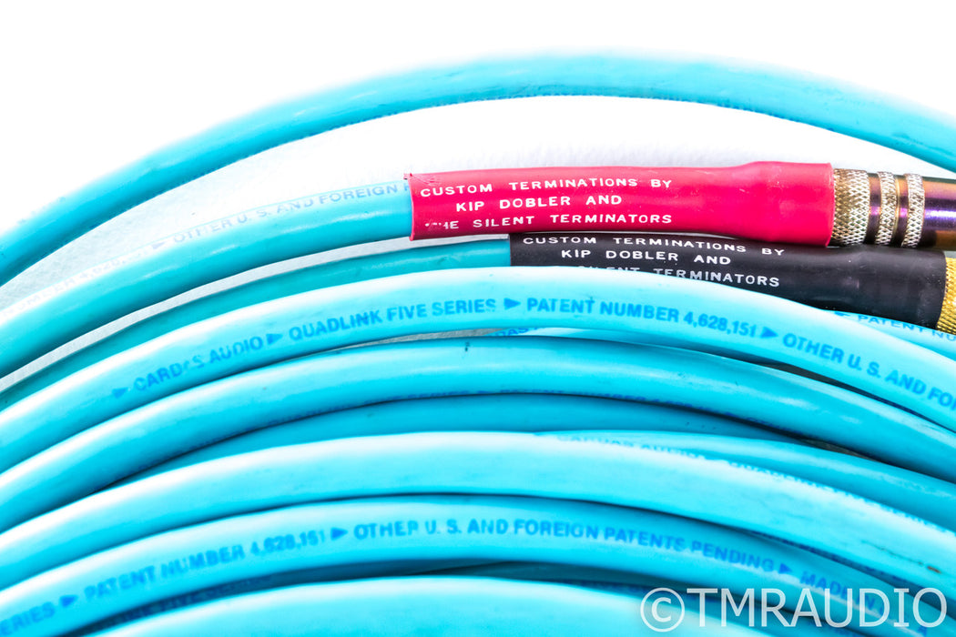 Cardas Quadlink Five Series RCA Cables; 7m Pair Interconnects
