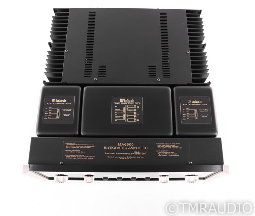 McIntosh MA6600 Stereo Integrated Amplifier; MA-6600; MM Phono; Remote