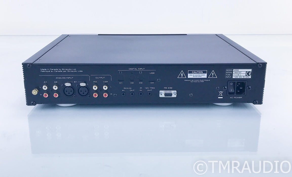 Simaudio Moon 430HA Balanced Headphone Amplifier; Remote