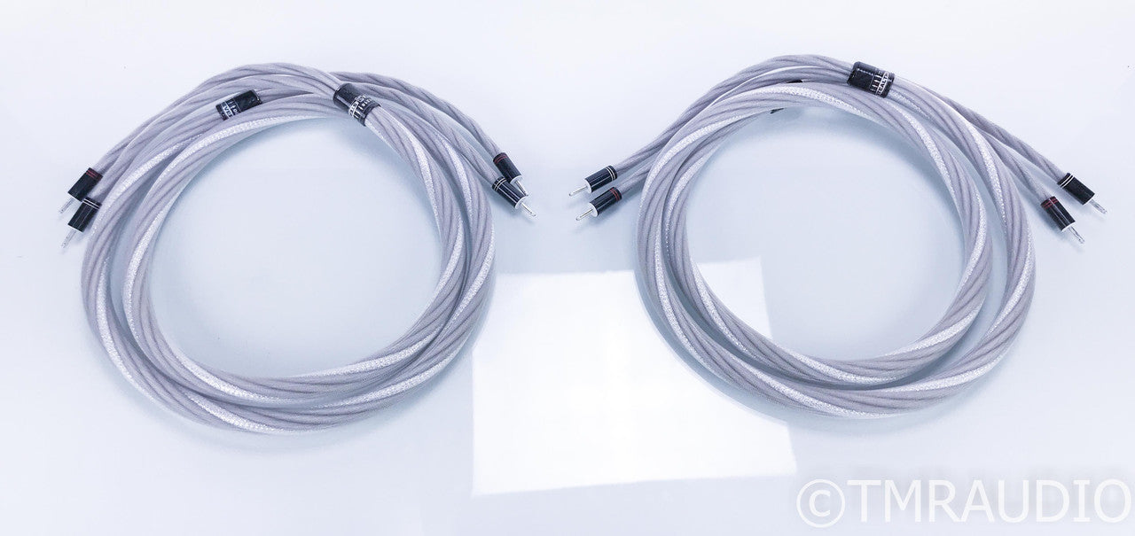 Stealth Audio Reverie Speaker Cables; 2.5m Pair; Silver Banana Terminations