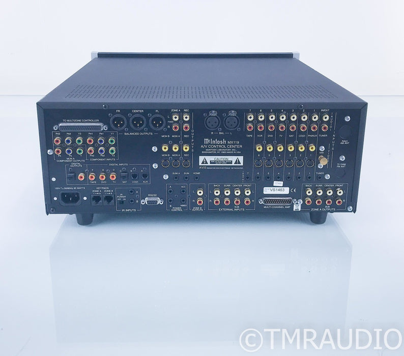 McIntosh MX119 5.1 Channel Home Theater Surround Processor; Preamplifier; Remote