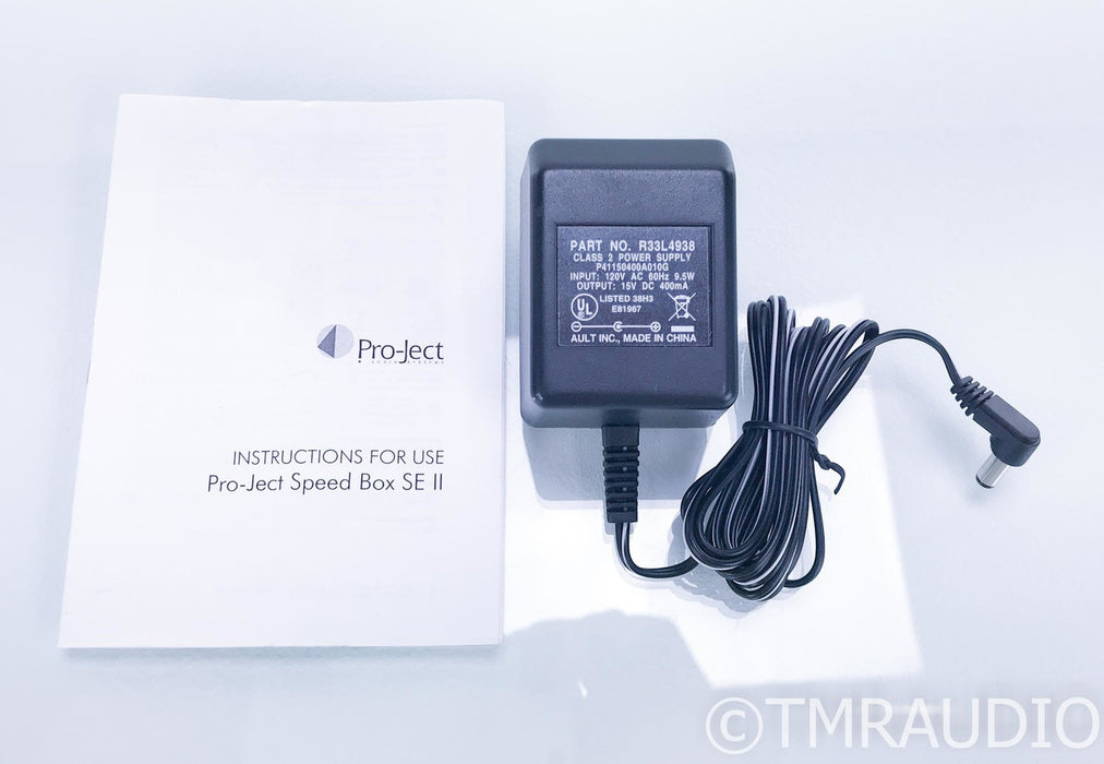 Pro-Ject Speed Box SE II Turntable Speed Regulator; Power Supply