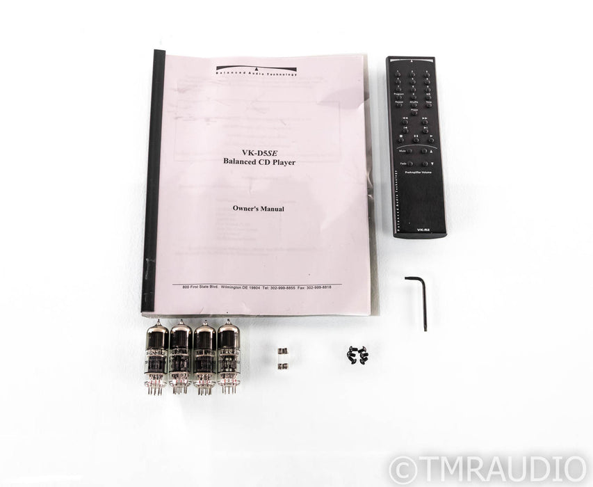 BAT VK-D5SE SuperPak Tube CD Player; VKD5SE; 24-Bit; Remote