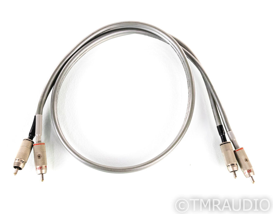 Audio Note AN-SOGON RCA Cables; 1m Pair Interconnects w/ AN-P Connectors