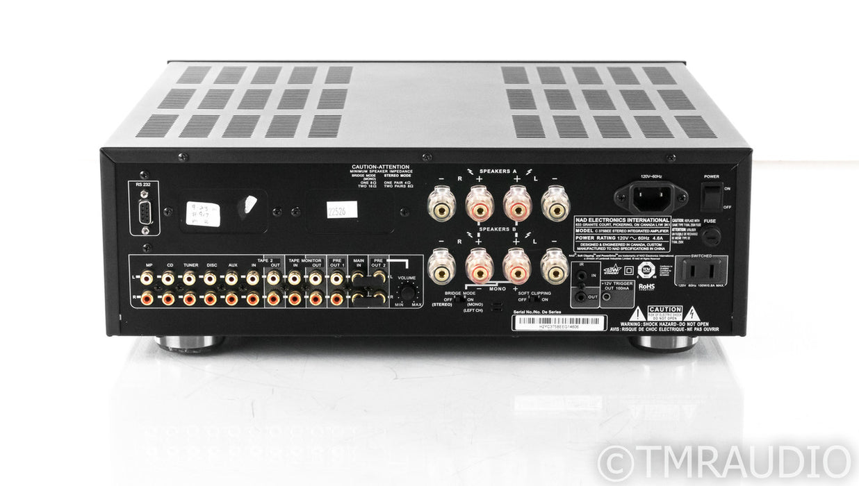 NAD C 375BEE Stereo Integrated Amplifier; 375-BEE; Remote
