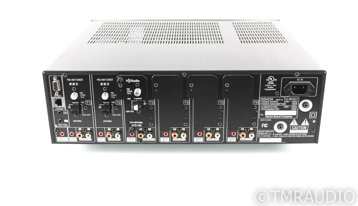 Denon TU-604CI AM / FM Digital Multi-Tuner; HD Tuner; TU604CI