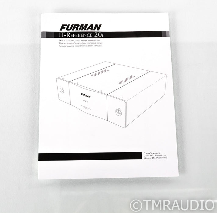 Furman IT Reference 20i AC Power Line Conditioner; IT-REF 20-i; 20A