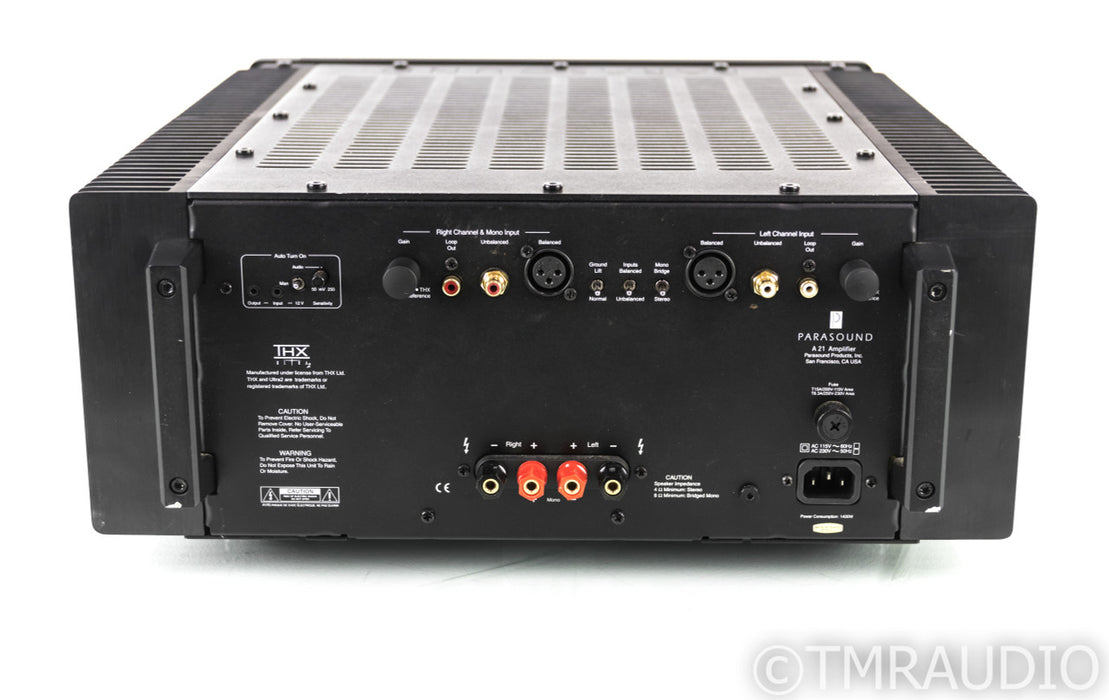Parasound A21 Stereo Power Amplifier; A-21