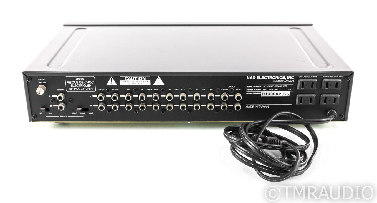 NAD Monitor Series 1300 Vintage Stereo Preamplifier; MM / MC Phono