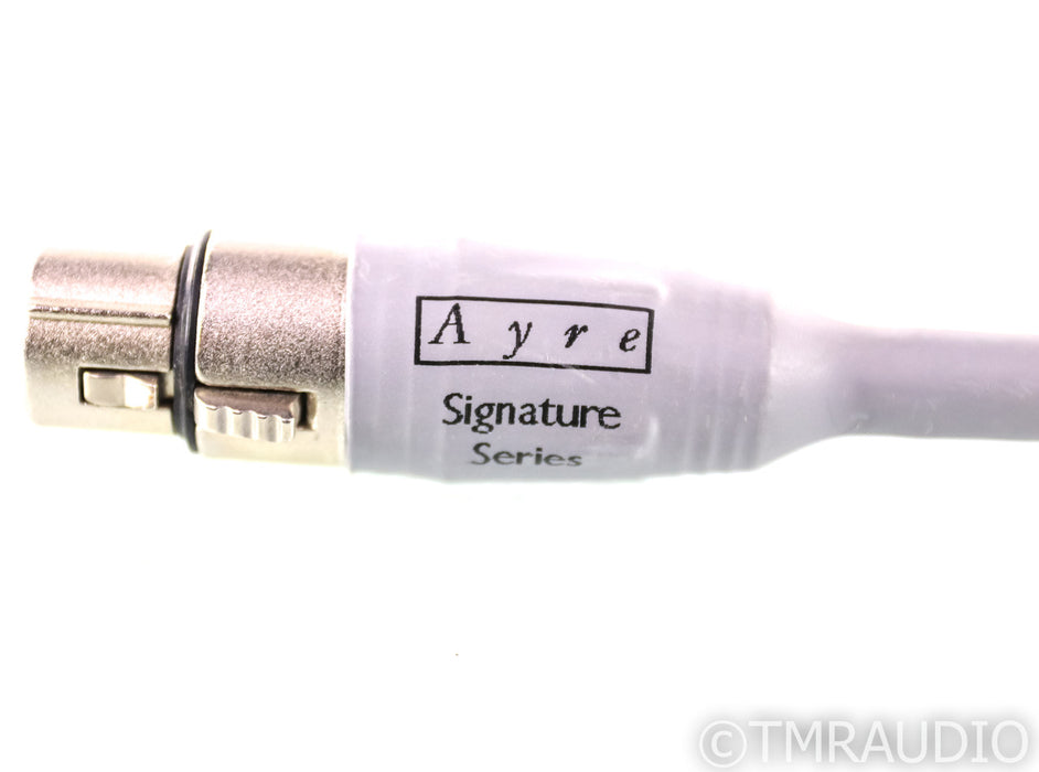 Ayre Acoustics Signature XLR Cables; 5ft Pair Balanced Interconnects (1/0)