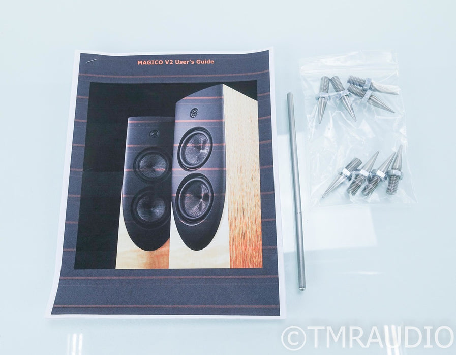 Magico V2 Floorstanding Speakers; Bamboo Pair