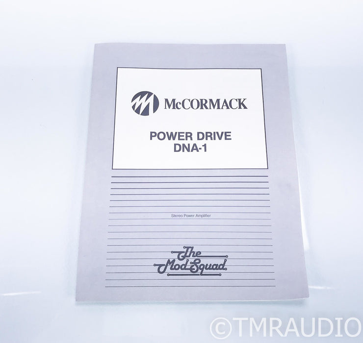 McCormack Power Drive DNA-1 Stereo Power Amplifier; DNA1