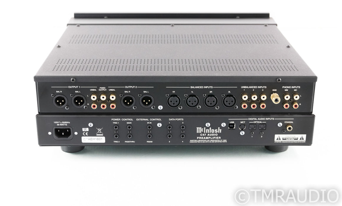 McIntosh C47 Stereo Preamplifier / DAC; C-47; Remote; MM / MC Phono