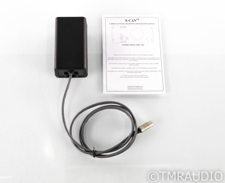 Musical Fidelity X-CAN V8 Tube Headphone Amplifier; Little Pinkie V3i PS Upgrade