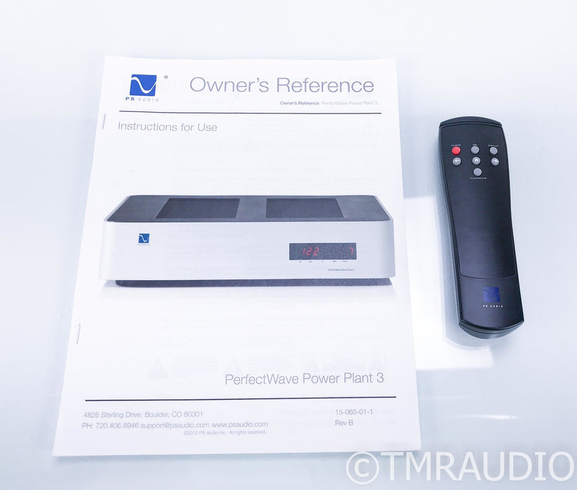 PS Audio PerfectWave PowerPlant 3 Power Conditioner; P3; Remote