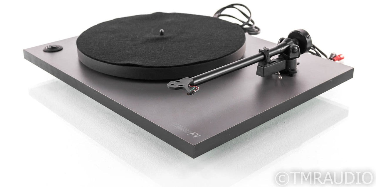 Rega P1 Belt Drive Turntable; Rega RB100 Tonearm (No Cartridge)