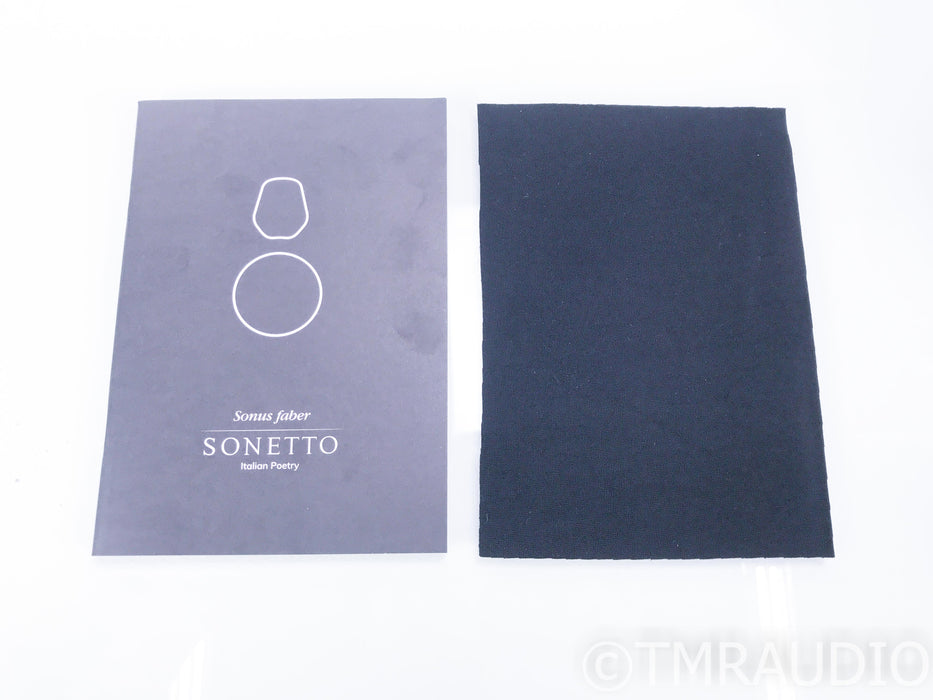 Sonus Faber Sonetto II Center Channel Speaker; CII; Black