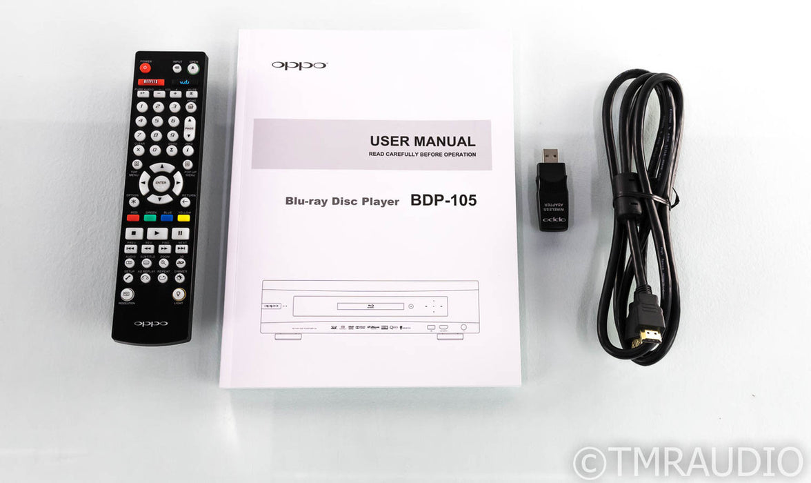 Oppo BDP-105 Universal Blu-Ray Player; BDP105; Remote