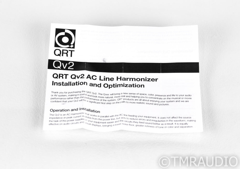 Nordost QRT Qvibe Qv2 AC Line Harmonizer