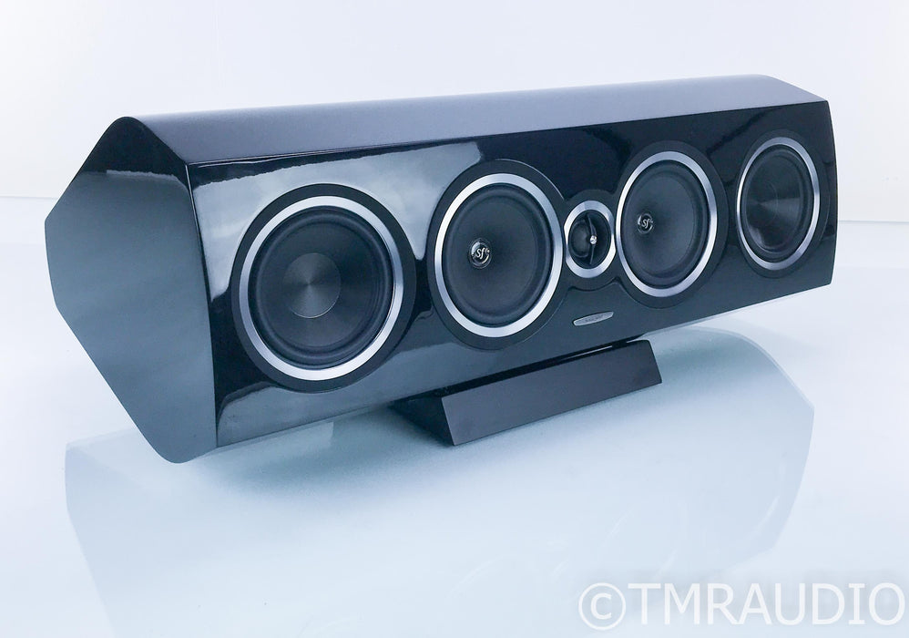 Sonus Faber Sonetto II Center Channel Speaker; CII; Black