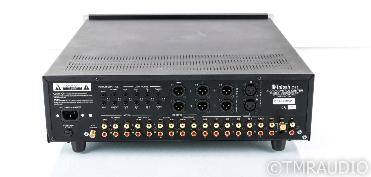 McIntosh C46 Stereo Preamplifier; C-46; Remote