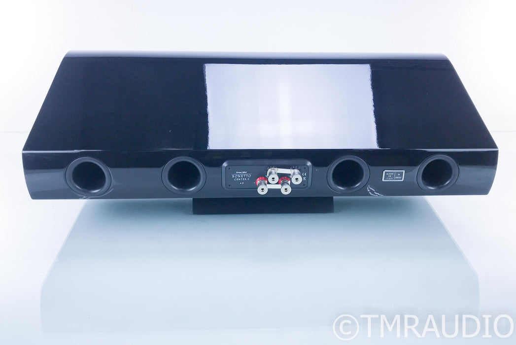 Sonus Faber Sonetto II Center Channel Speaker; CII; Black