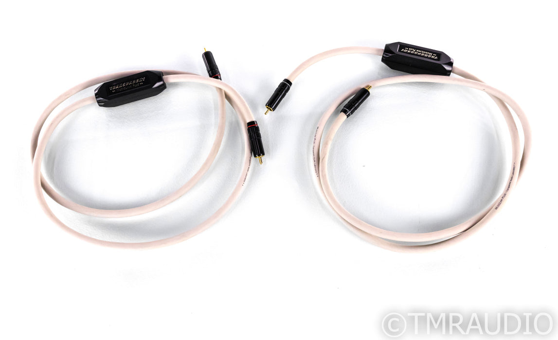 Transparent Audio MusicLink Plus RCA Cables; 5ft Pair Interconnects