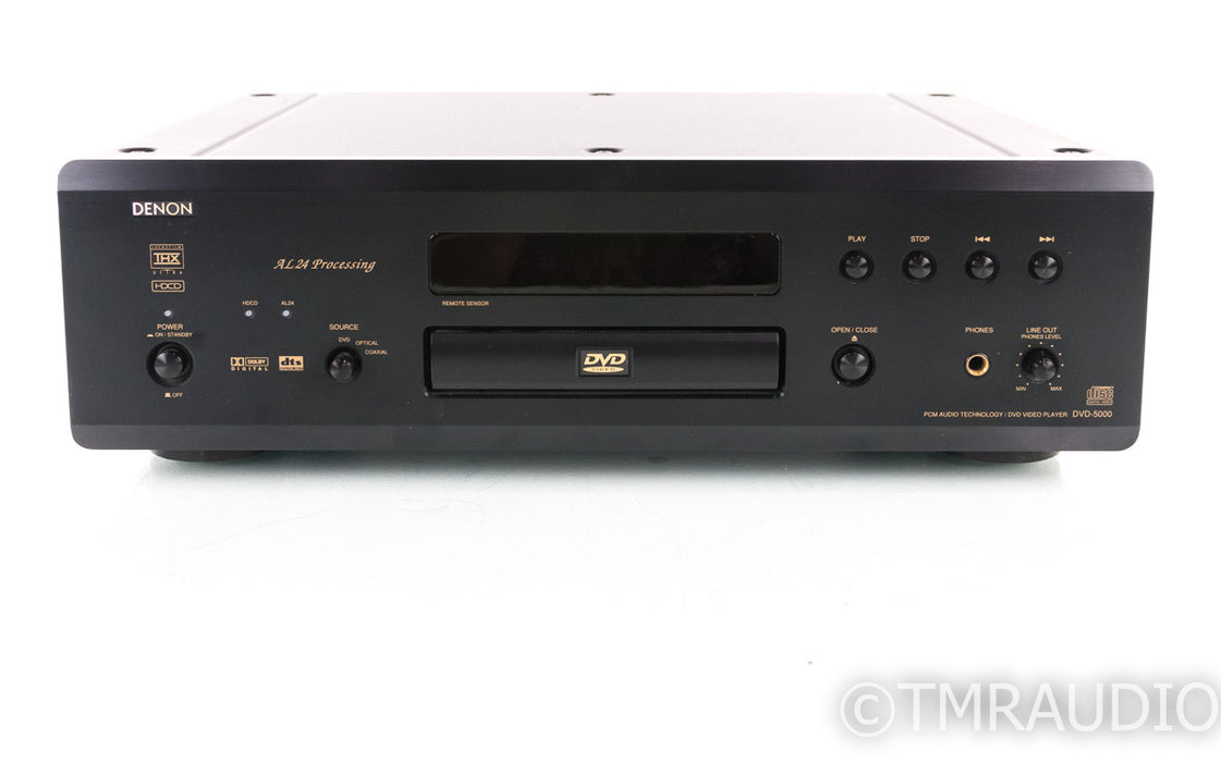 Denon DVD-5000 DVD / CD Player; DVD5000; Remote; HDCD; AS-IS (Doesn't Play DVD)