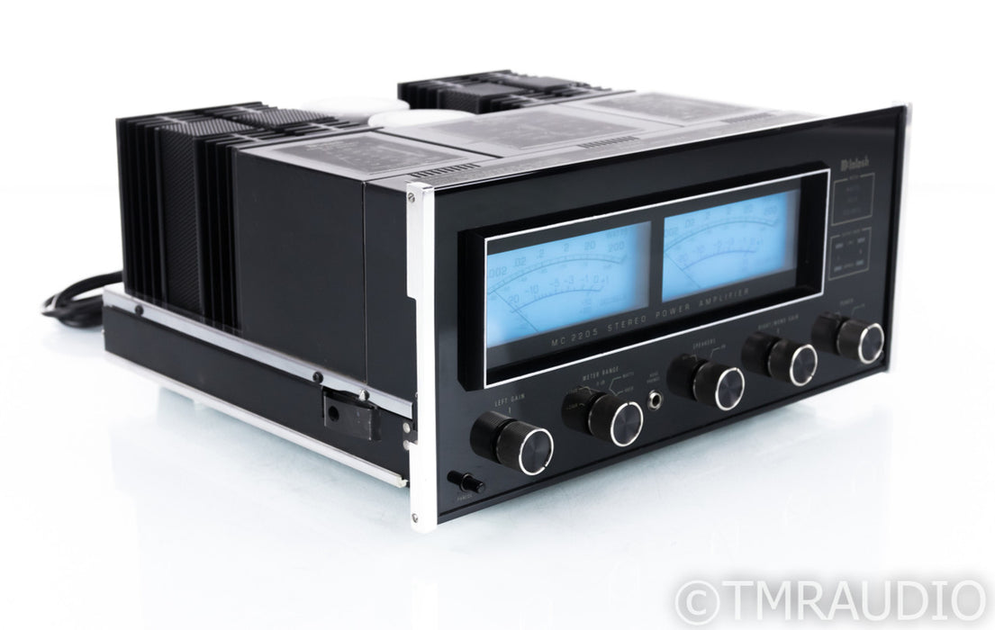 McIntosh MC2205 Vintage Stereo Power Amplifier; MC-2205