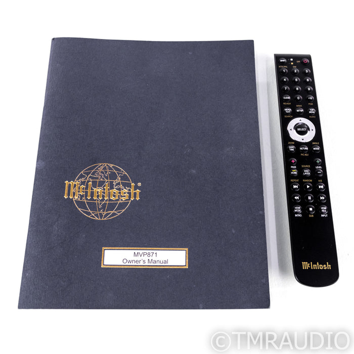 McIntosh MVP871 DVD / SACD Player; MVP-871; Remote