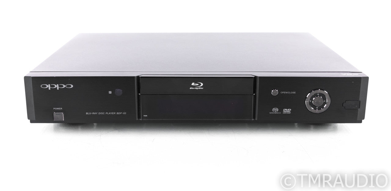 Oppo BDP-83 Universal Blu-Ray Player; BDP83; Remote