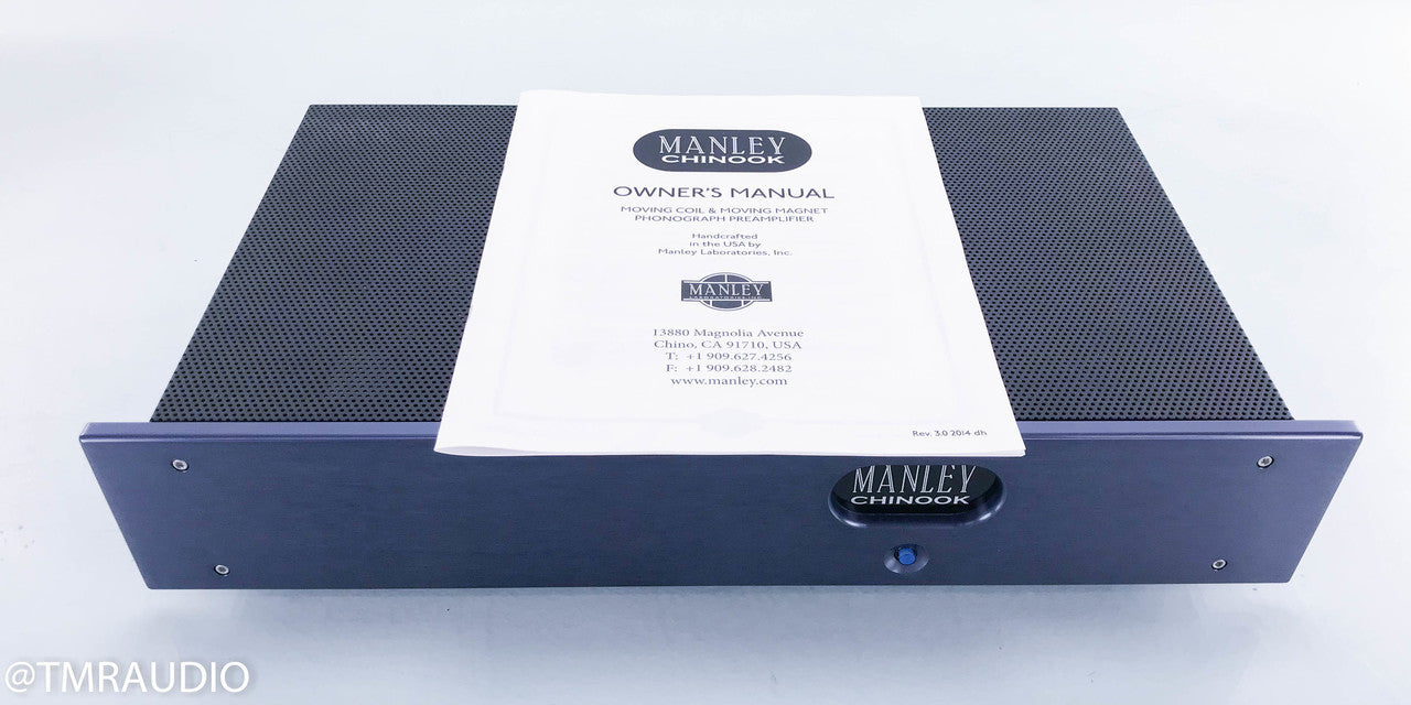Manley Chinook MC / MM Stereo Tube Phono Preamplifier