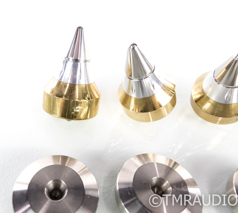 Set of Isolation Feet / Spikes 1/4"-20 Threading; VPI