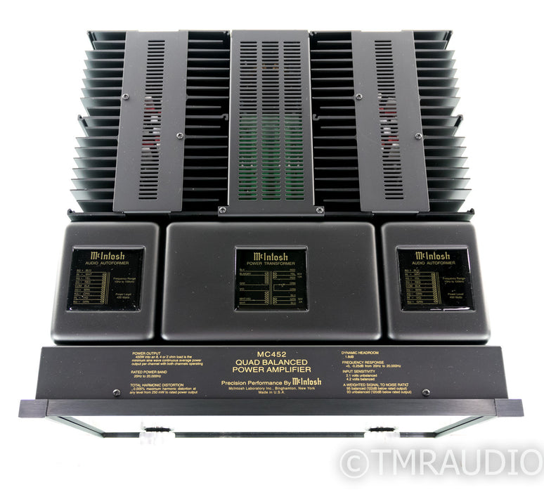 McIntosh MC452 Stereo Power Amplifier; MC-452 (1/5)