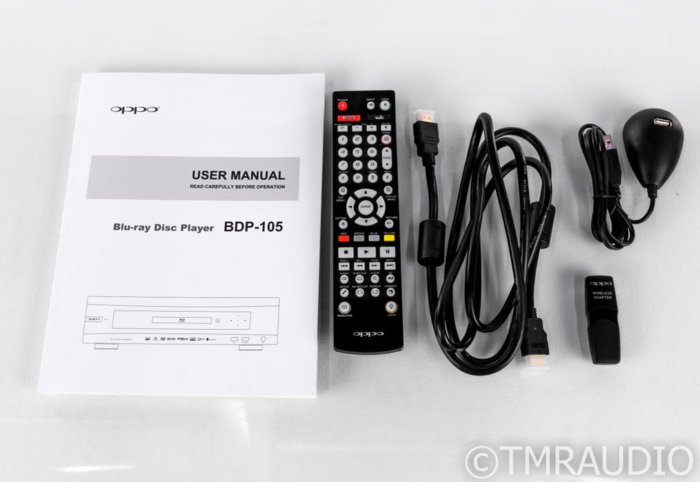 Oppo BDP-105 Universal Blu-Ray / SACD / CD Player; Remote
