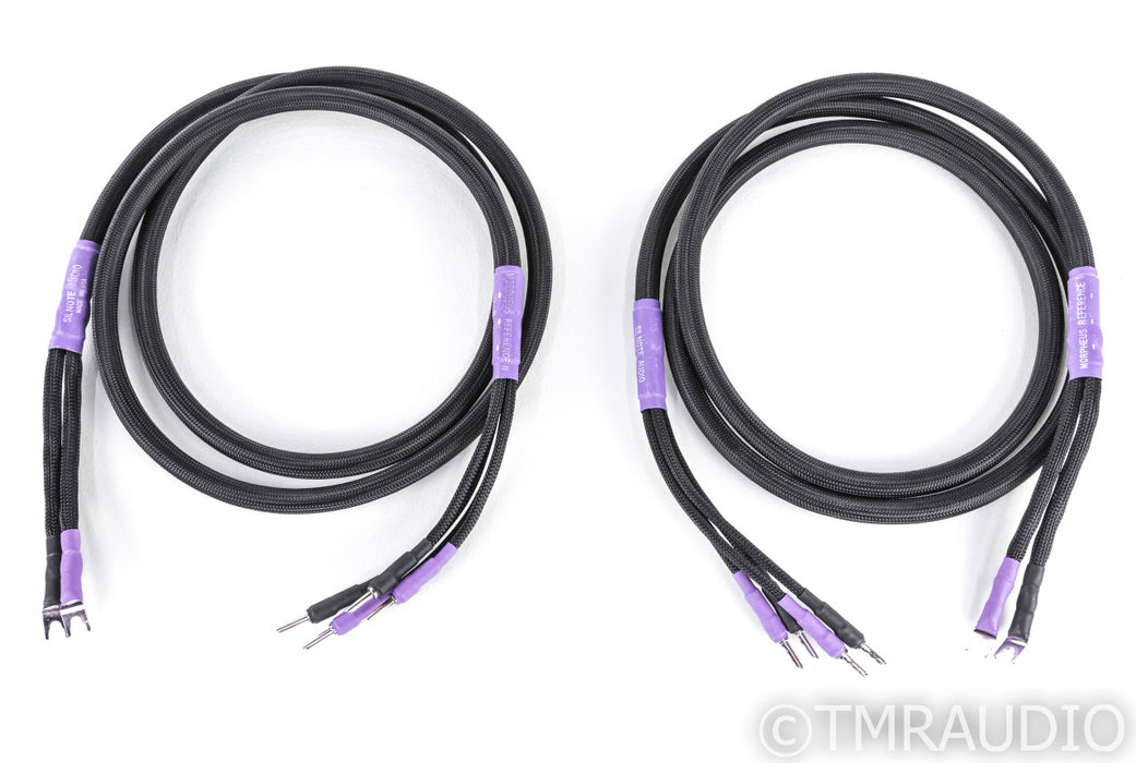 Silnote Morpheus Reference II Bi-Wire Speaker Cables; 8ft Pair