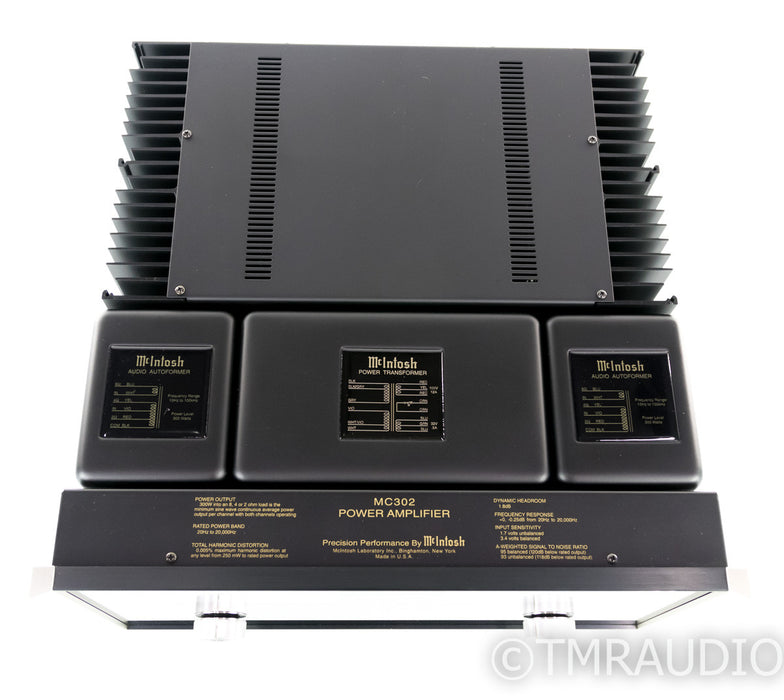 McIntosh MC302 Stereo Power Amplifier; MC-302