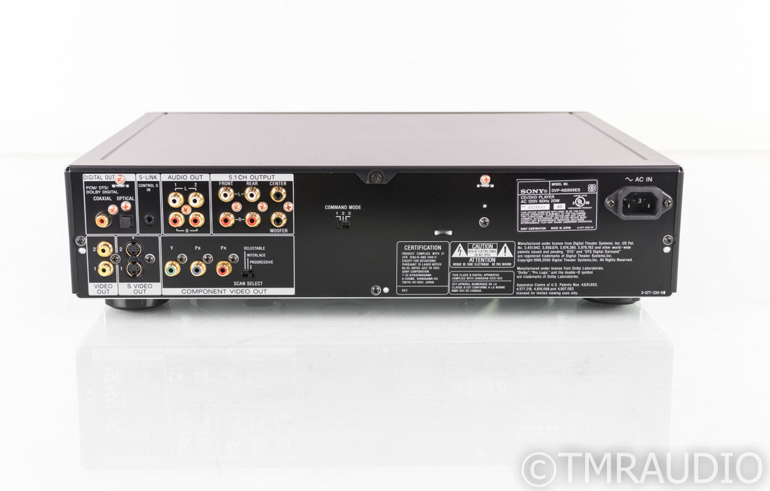 Sony DVP-NS999ES SACD / DVD Player; NS999-ES; Remote