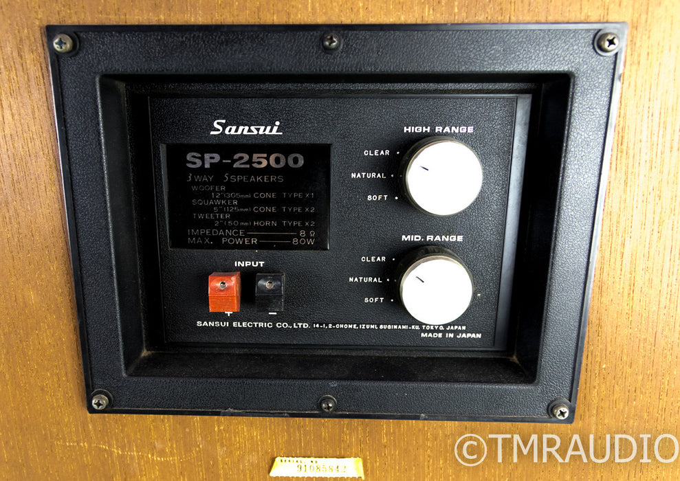 Sansui SP-2500 Vintage Floorstanding Speakers