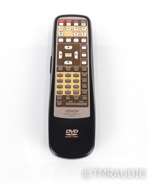 Denon DVD-5000 DVD / CD Player; DVD5000; Remote; HDCD; AS-IS (Doesn't Play DVD)