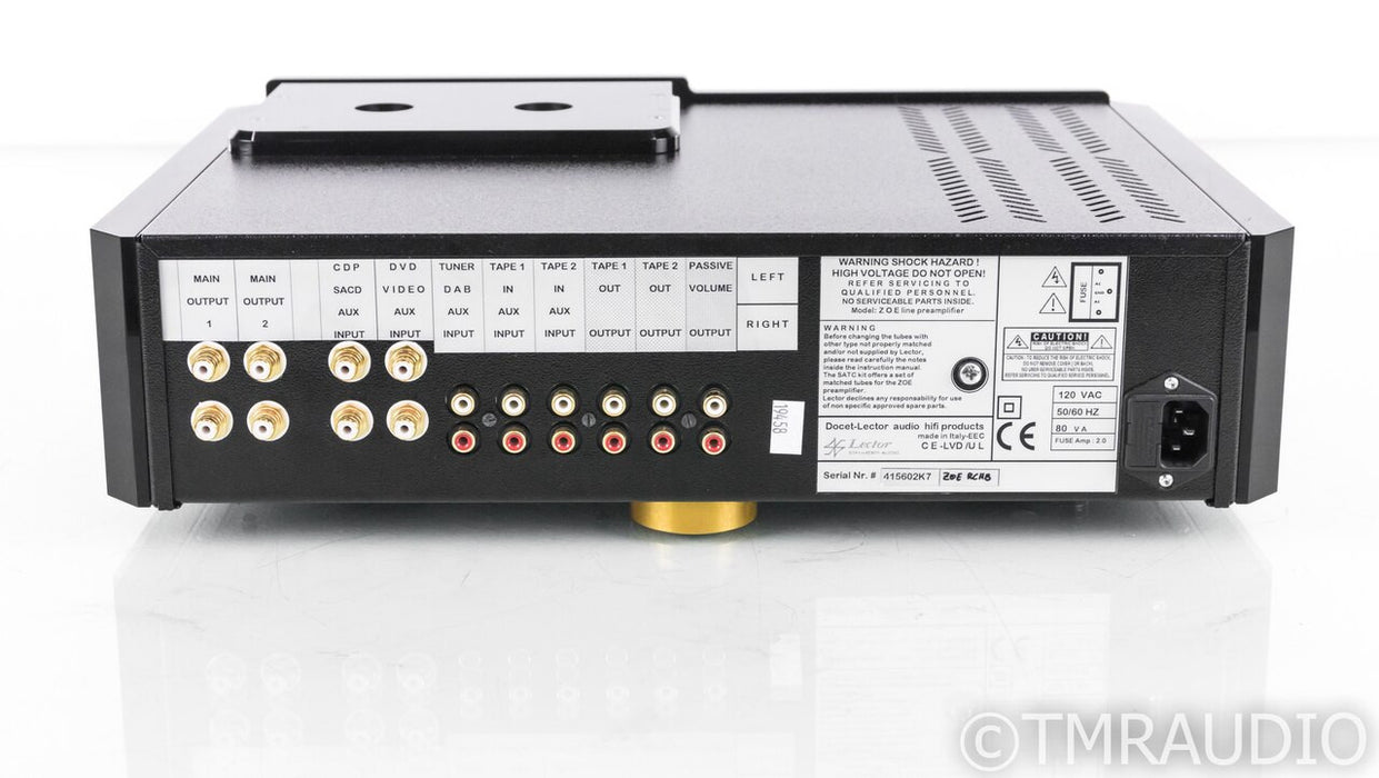 Lector Zoe Stereo Tube Preamplifier; Remote