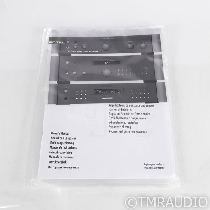 Rotel RMB-1565 5 Channel Power Amplifier; RMB1565
