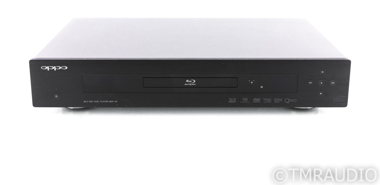 Oppo BDP-93 Universal 3D Blu-ray Player; SACD / CD / DVD