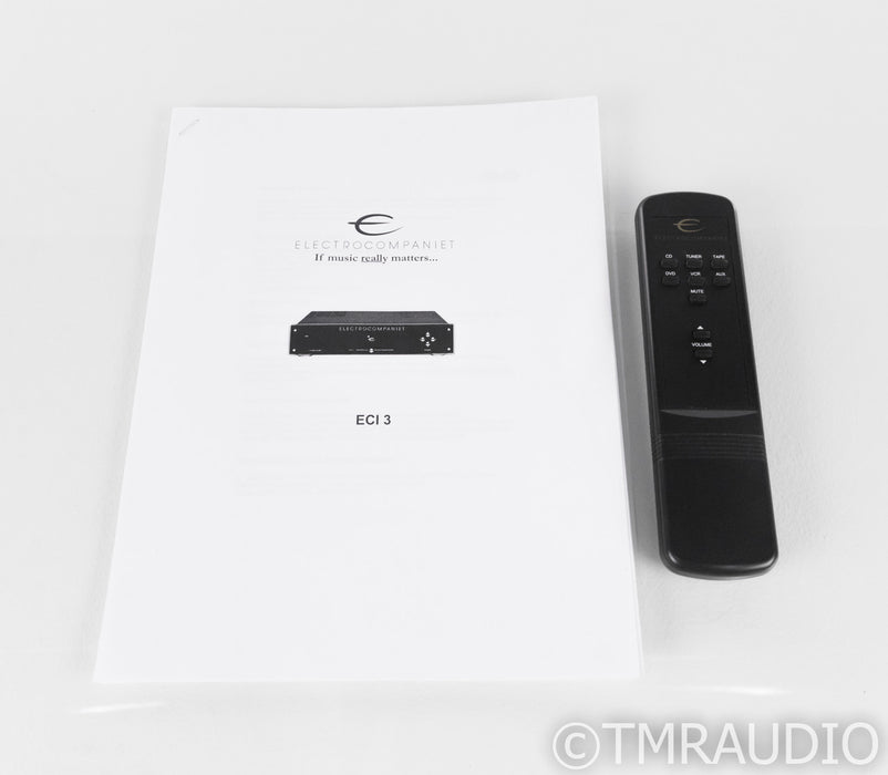 Electrocompaniet ECI 3 Stereo Integrated Amplifier; ECI3; Remote
